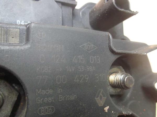 ALTERNATEUR 98AMP RENAULT/DACIA 1.4 / 1.4 16V / 1.6 / 1.6 16V - Vue 4